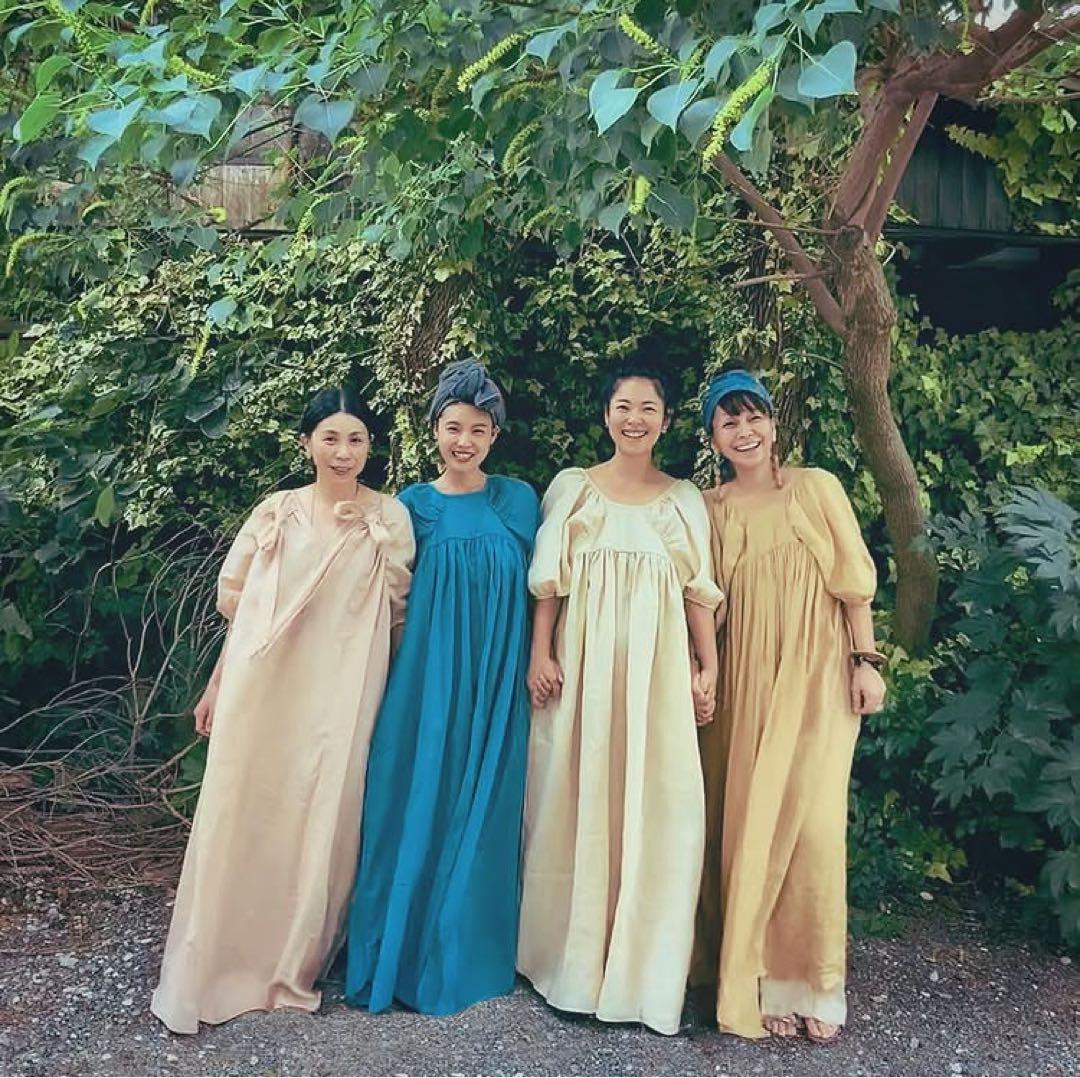 【美品】アナンダマイド　ラボラトリウム　ラーマドレス　アイボリーホワイト