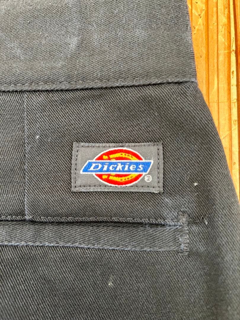 80s USA製 Dickies874 ブラックタロン W38