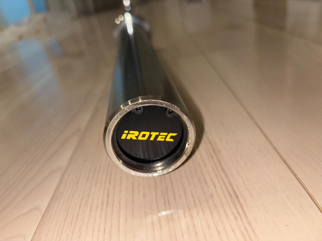 iROTEC オリンピックバーベルシャフト 径50mm 長さ220cm シルバー