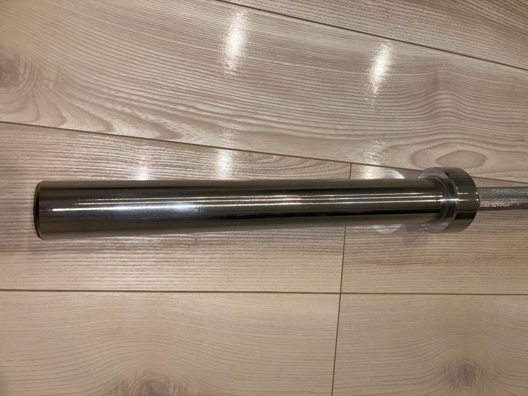 iROTEC オリンピックバーベルシャフト 径50mm 長さ220cm シルバー