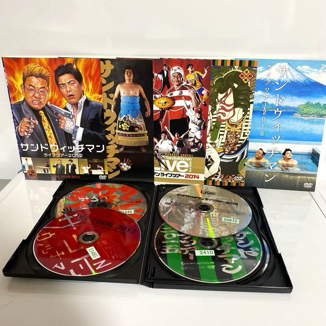 新品ケース付　サンドウィッチマンライブ　2007〜2016　10本セット