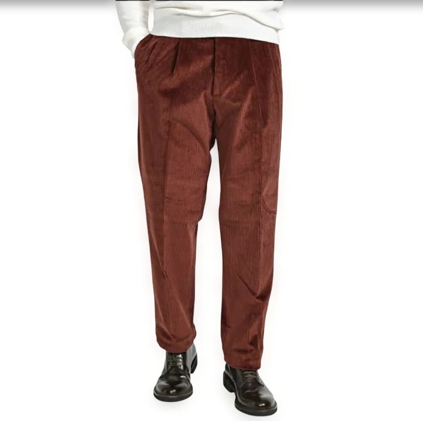 BERWICH ベルウィッチ コーデュロイ ツータックスラックス ストレッチ