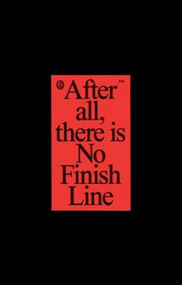 絶版‼️ \"No Finish Line\" Actual Source