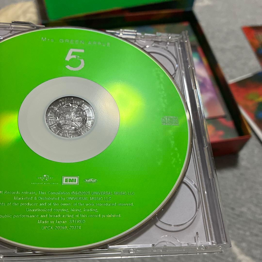 【匿名／迅速】Mrs. GREEN APPLE 5 コンプリート完全生産限定品