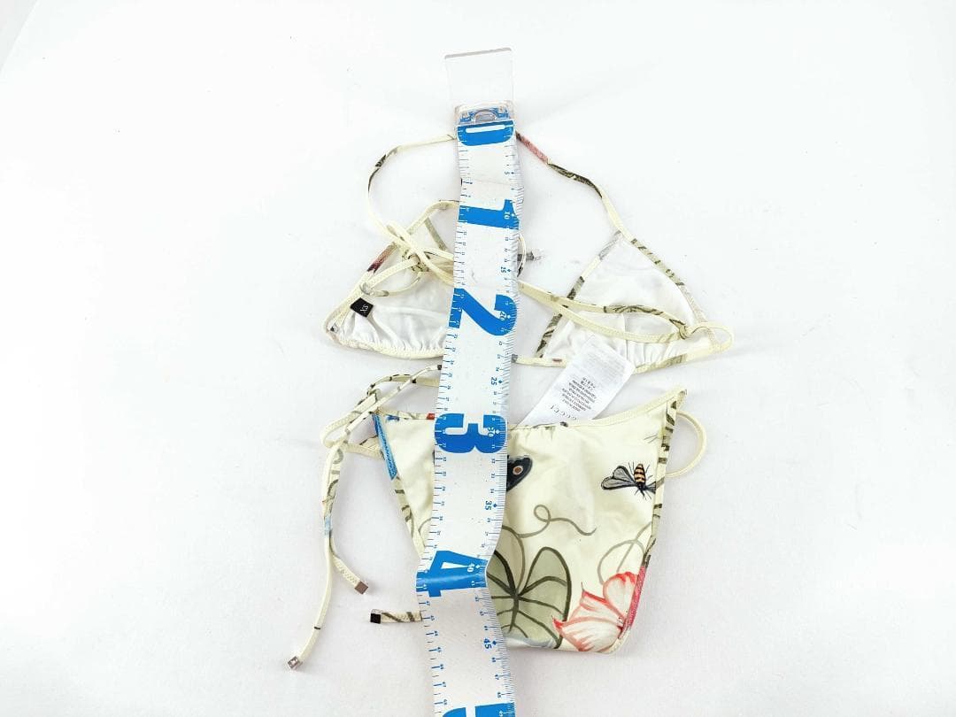 美品　GUCCI グッチ 水着 ビキニ フラワー XS 　タグ付き 67