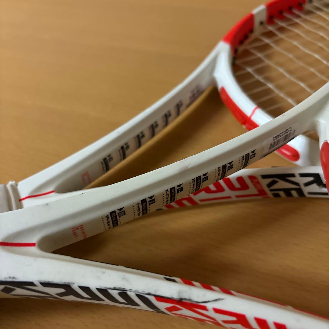 【中古】バボラ　PURE STRIKE 100 ラケット 2本