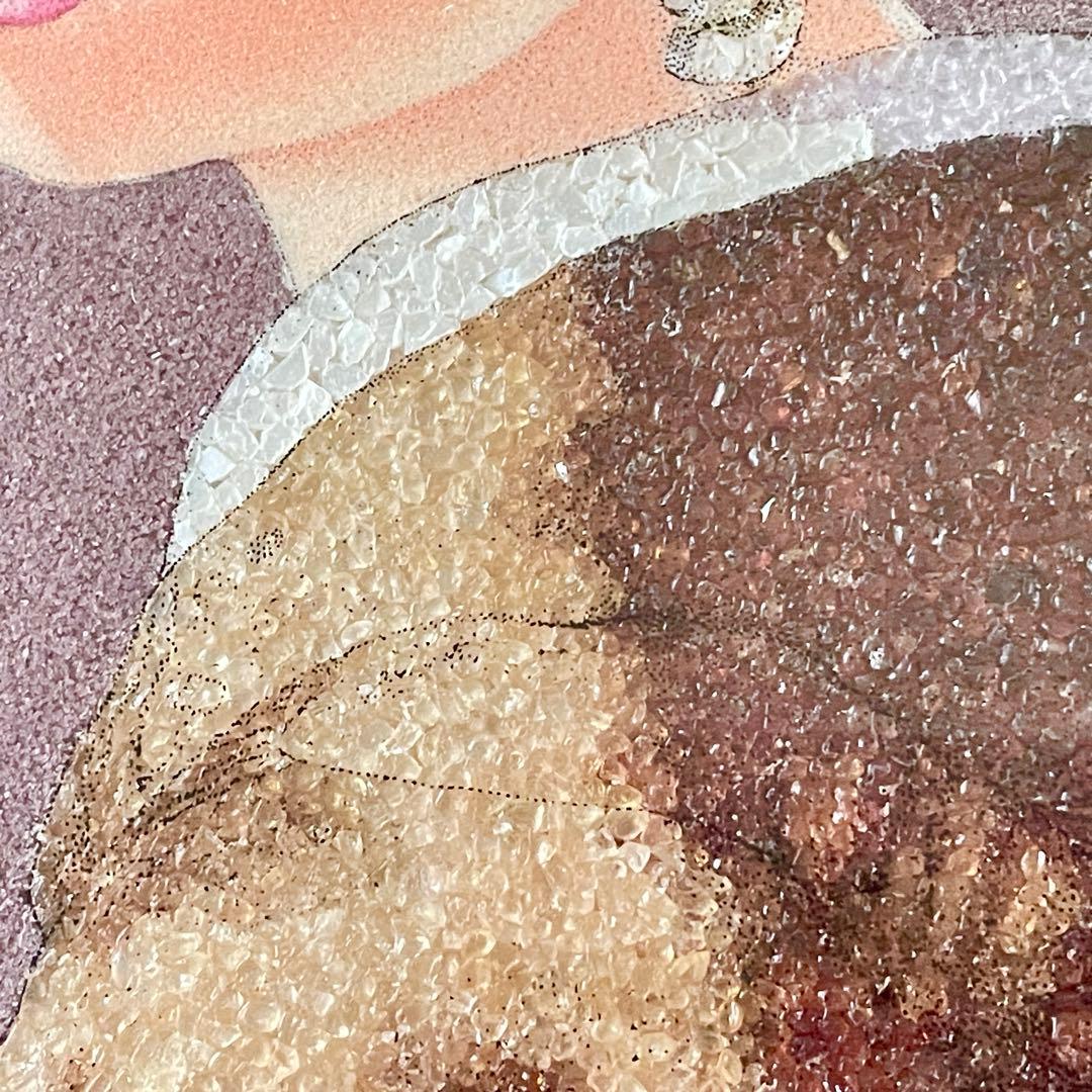 真珠の耳飾りの少女 フェルメール 貴石画 ジュエリー ピクチャー 絵画 宝石画