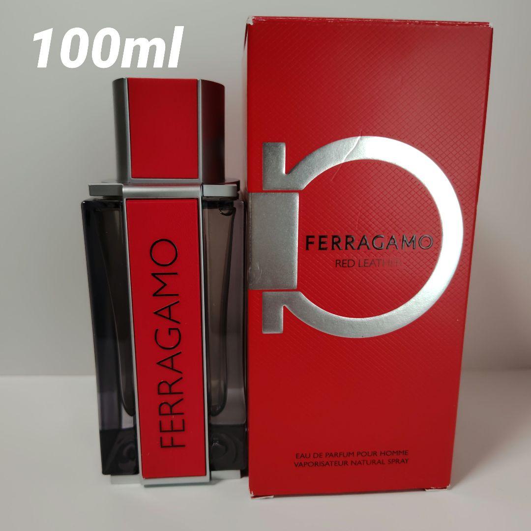 FERRAGAMO レッドレザー　100ml 香水　新品