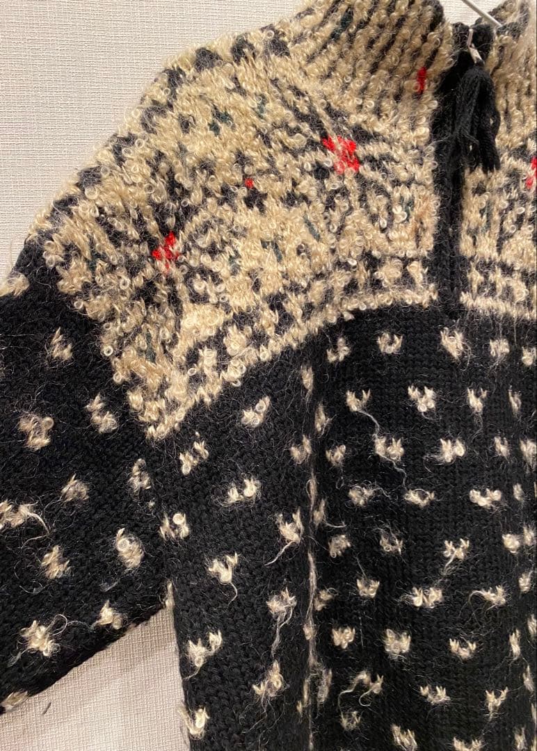 80’s〜90’s モヘア ハーフジップニット