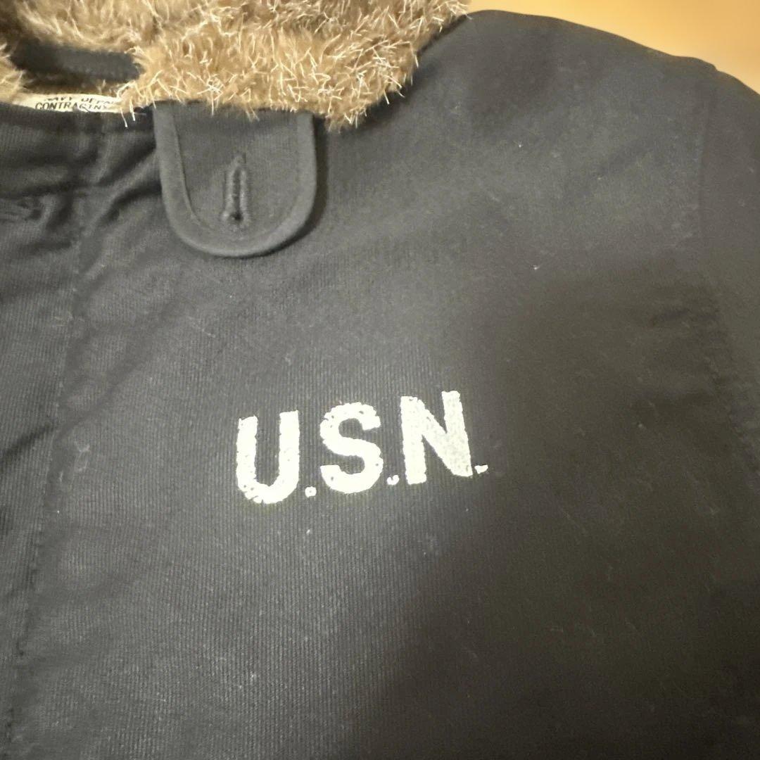 HOUSTON N-1デッキジャケット ネイビー　SIZE:38