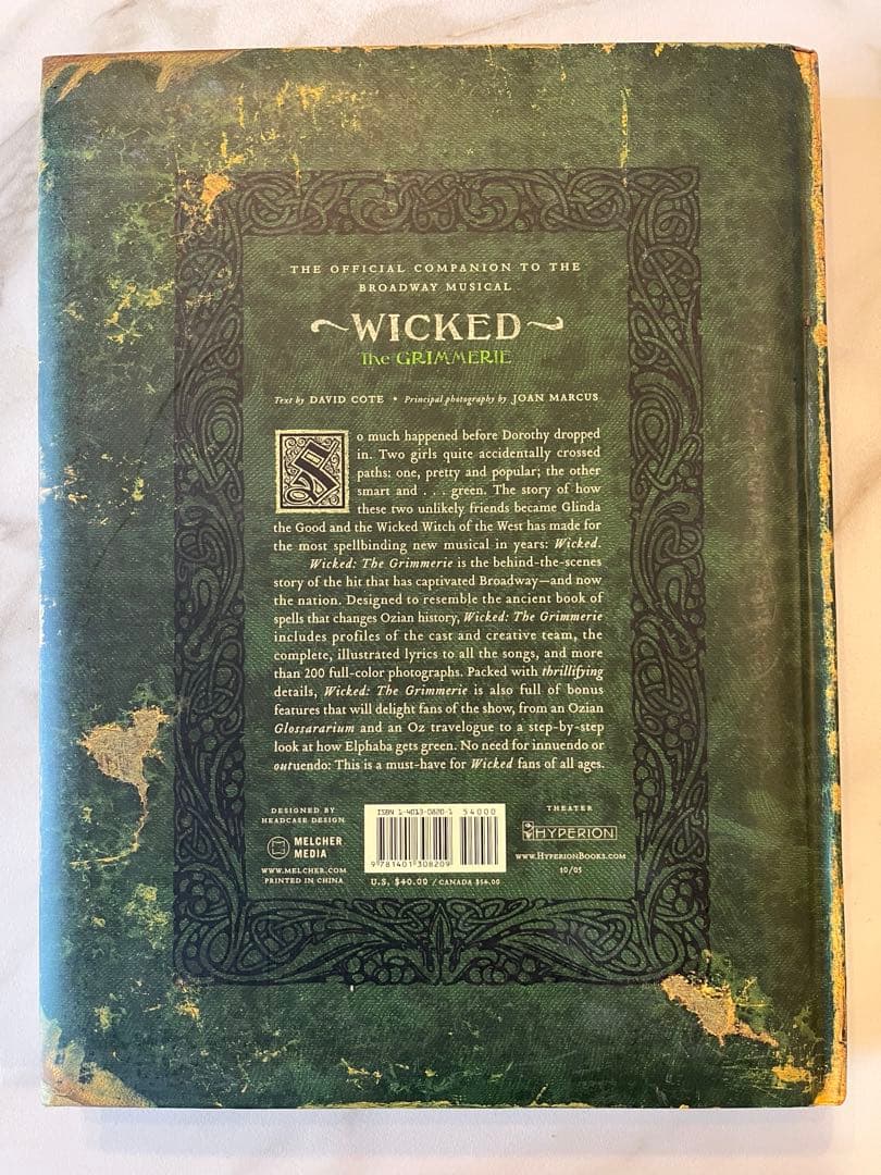 WICKED THE GRIMMERIE 劇団四季　ウィケット 舞台本　レア美品