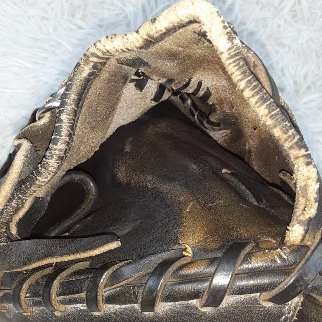 希少◎MIZUNO Buw League 軟式用 左投げ用キャッチャーミット 黒