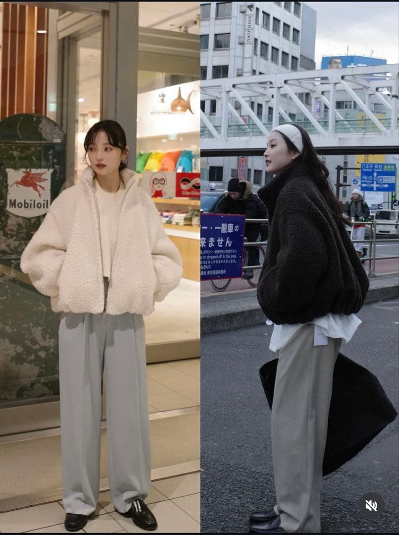 ジャケット・アウター CLANE BALLOON BOA BLOUSON