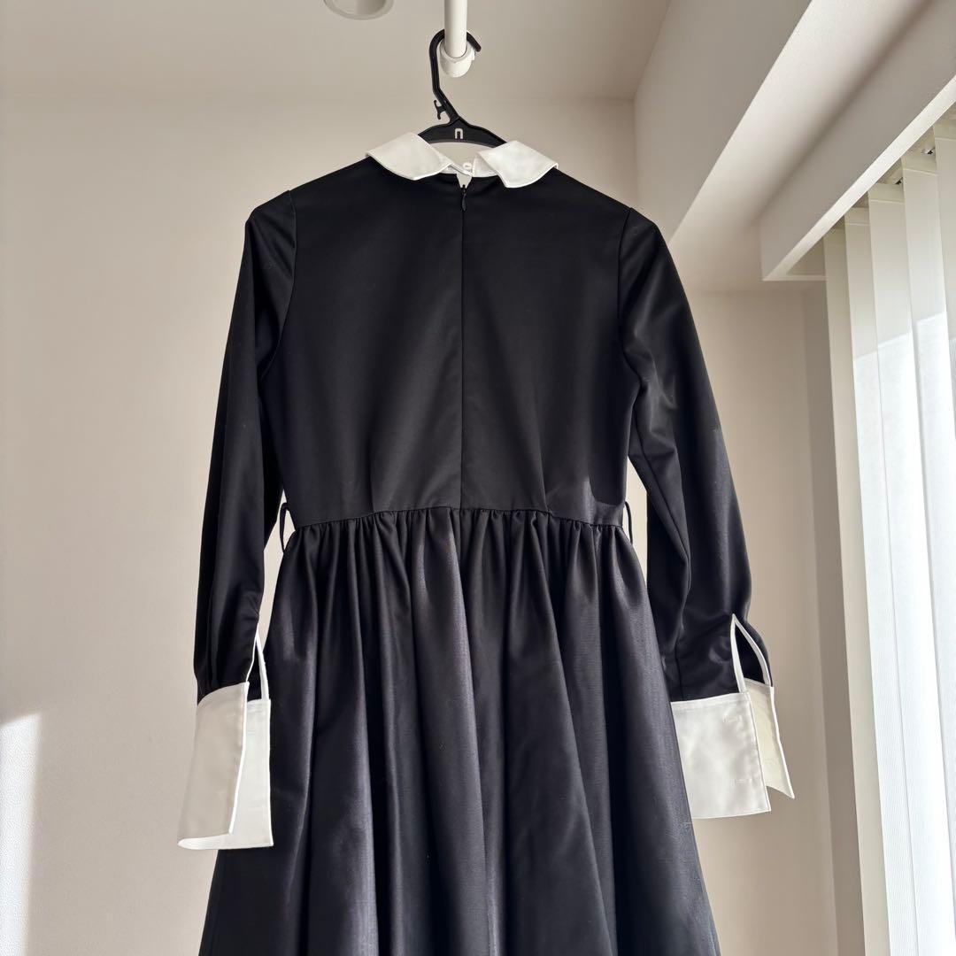 foufou ダブルカフスバイカラーワンピース