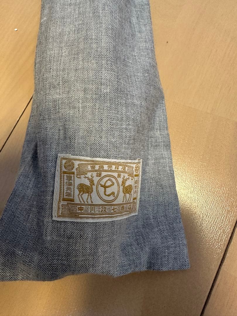 中川政七商店☆新品未使用☆千鳥ミシンの晴雨兼用折畳傘☆墨黒グレー☆日傘☆