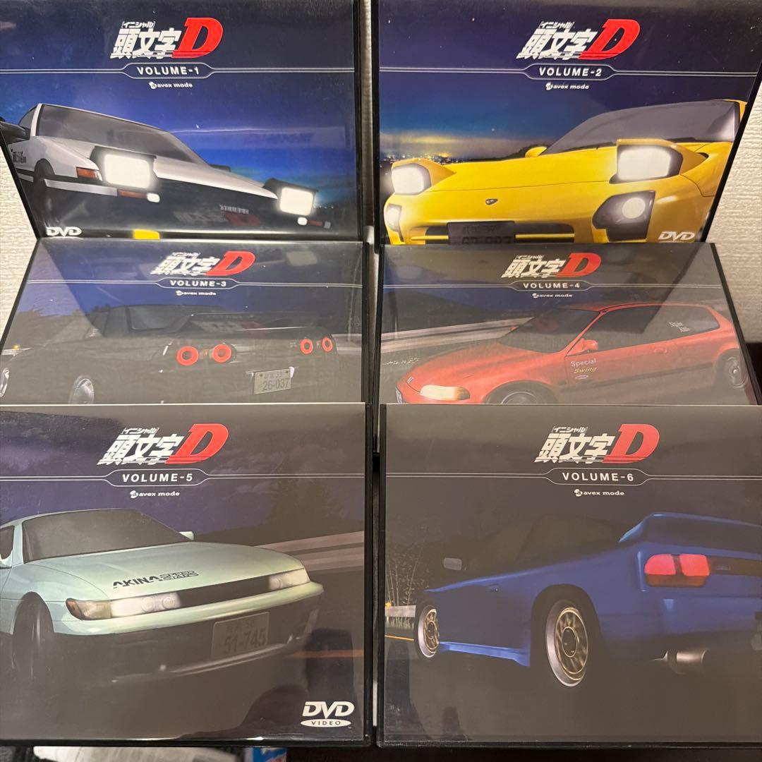 イニシャルD 1巻〜6巻DVDセット