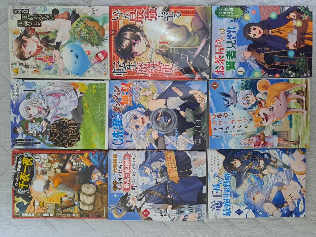 異世界系漫画初巻まとめ売り