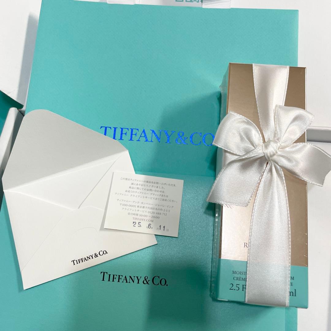 新品未開封　ティファニー ローズゴールド ハンドクリーム　ショッパー付き