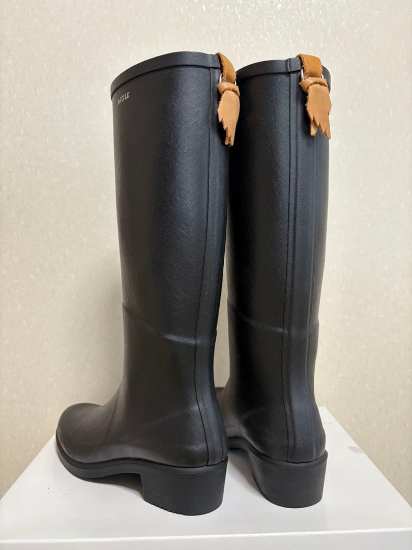 ごはんさん★AIGLE ブラック 長靴