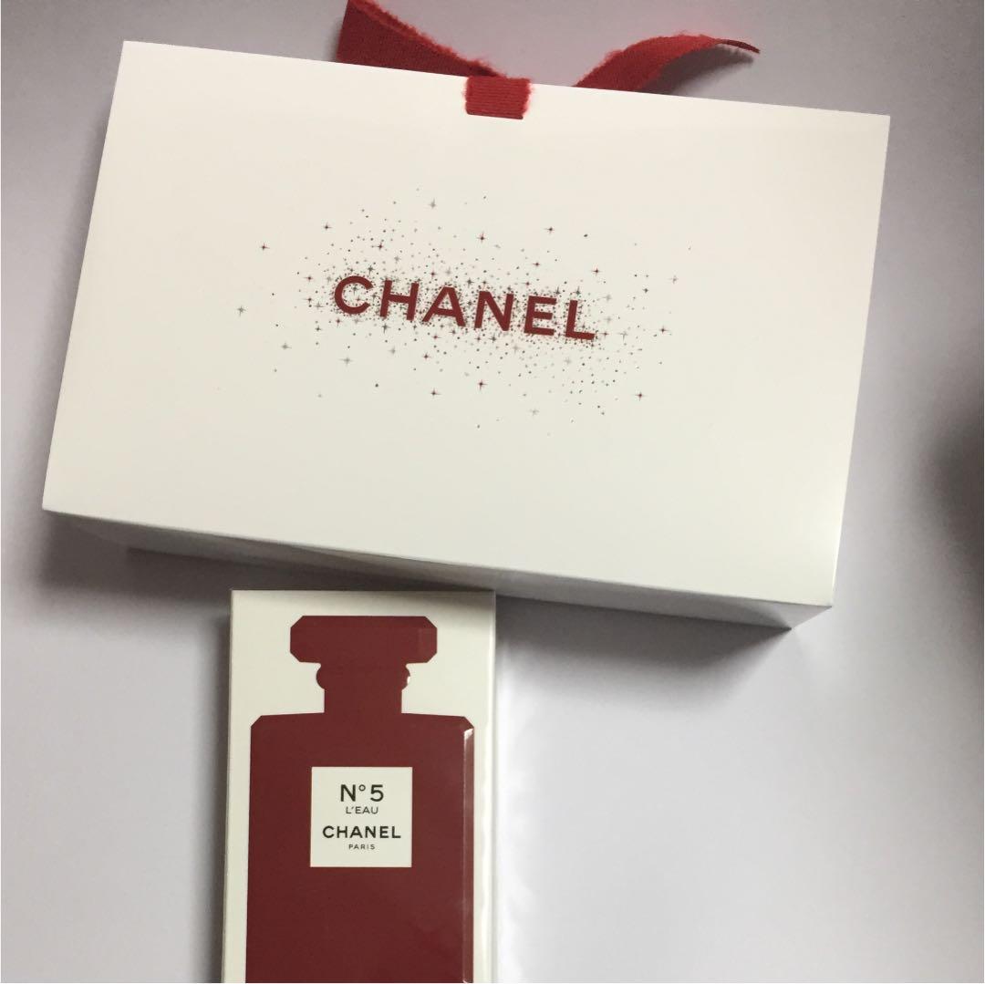 限定伊勢丹ラッピング❤︎CHANELシャネルNo.5 ローオードゥトワレット香水