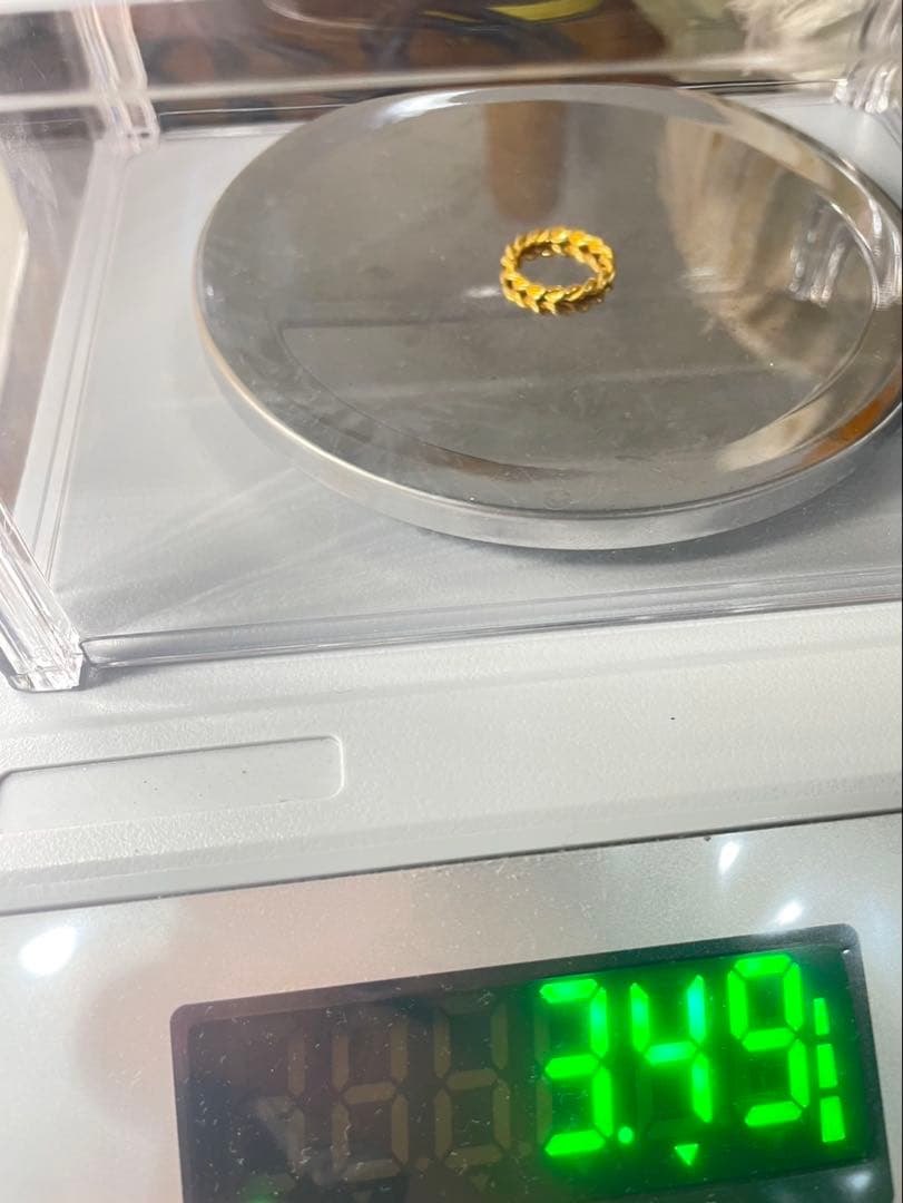 K24 純金 ツイストリング 3.49g指輪 リング ハンドメイド