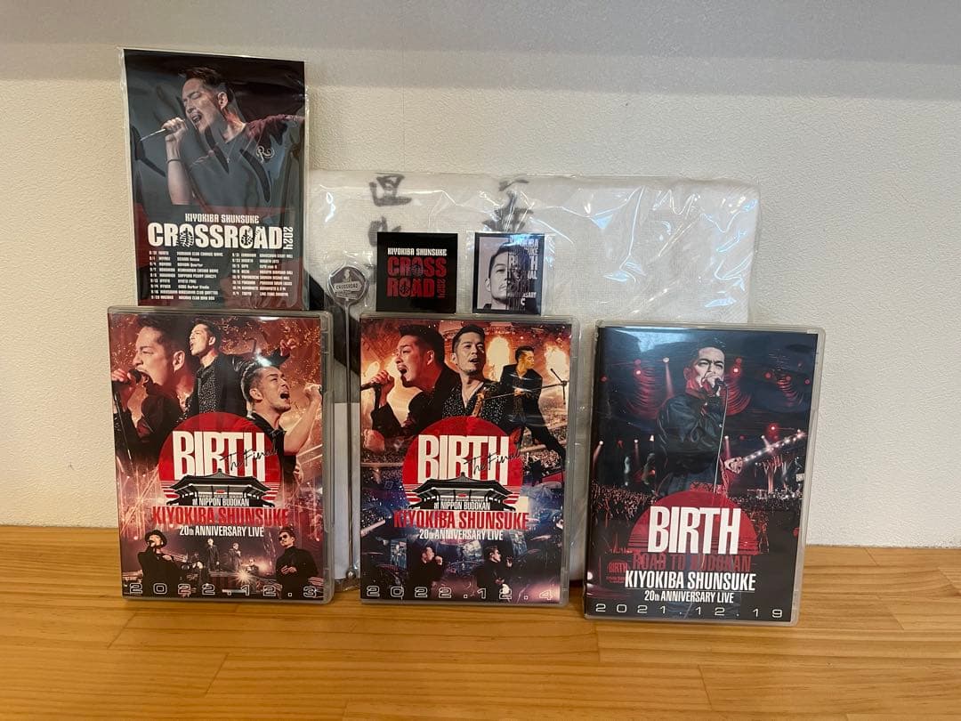 清木場俊介 BIRTH、REBORN、ビックタオル.シール CROOSROAD