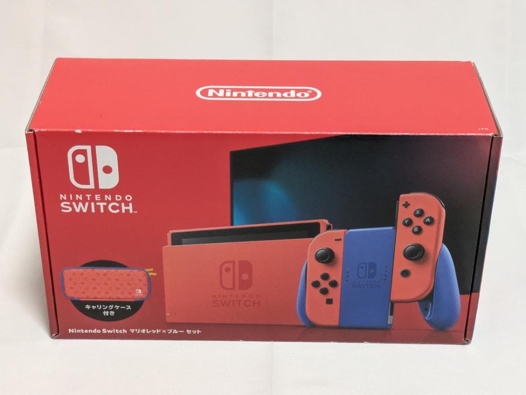 【美品】Nintendo Switch マリオカラーセット（バッテリー強化版）