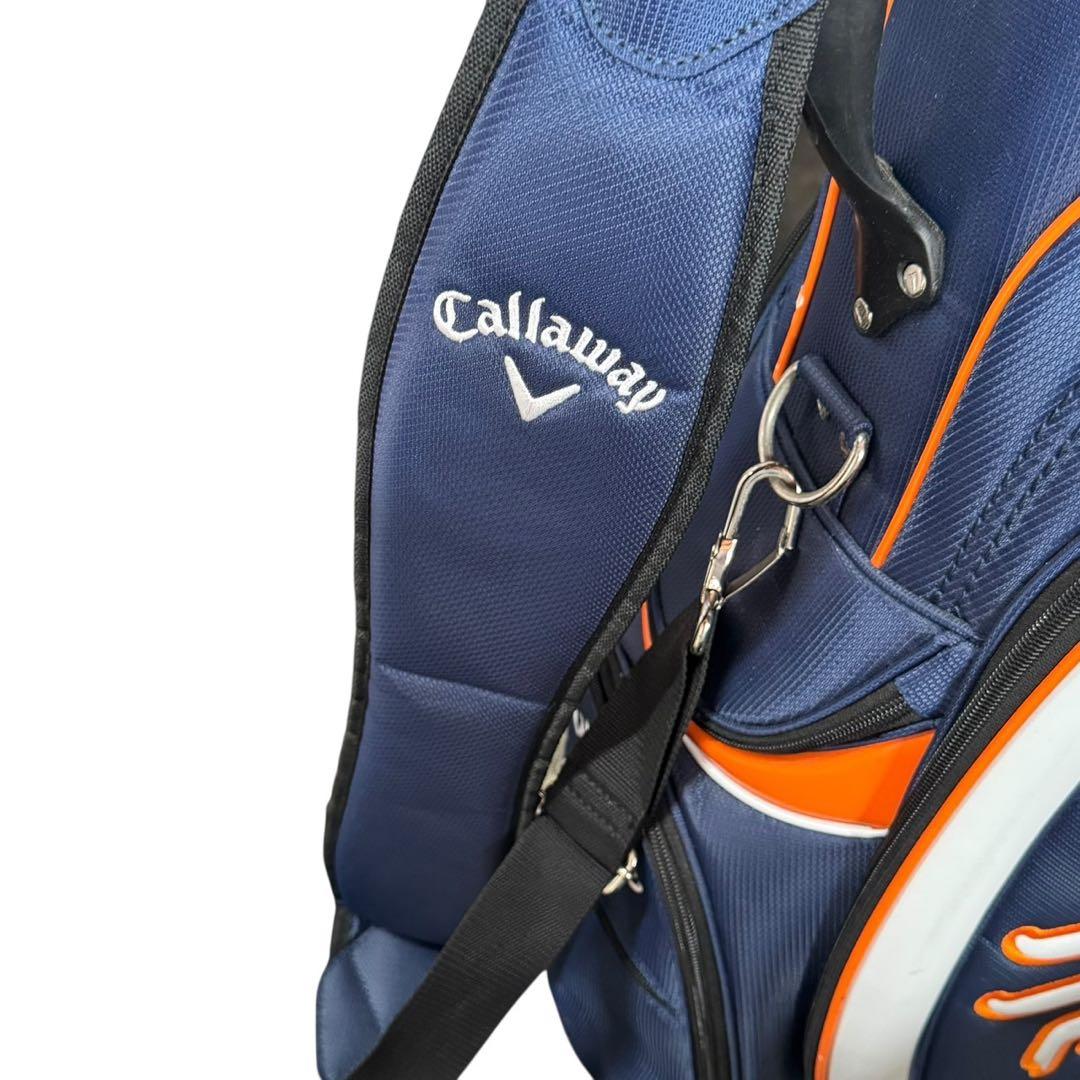 Callaway キャロウェイ キャディバッグ ネイビー×オレンジ