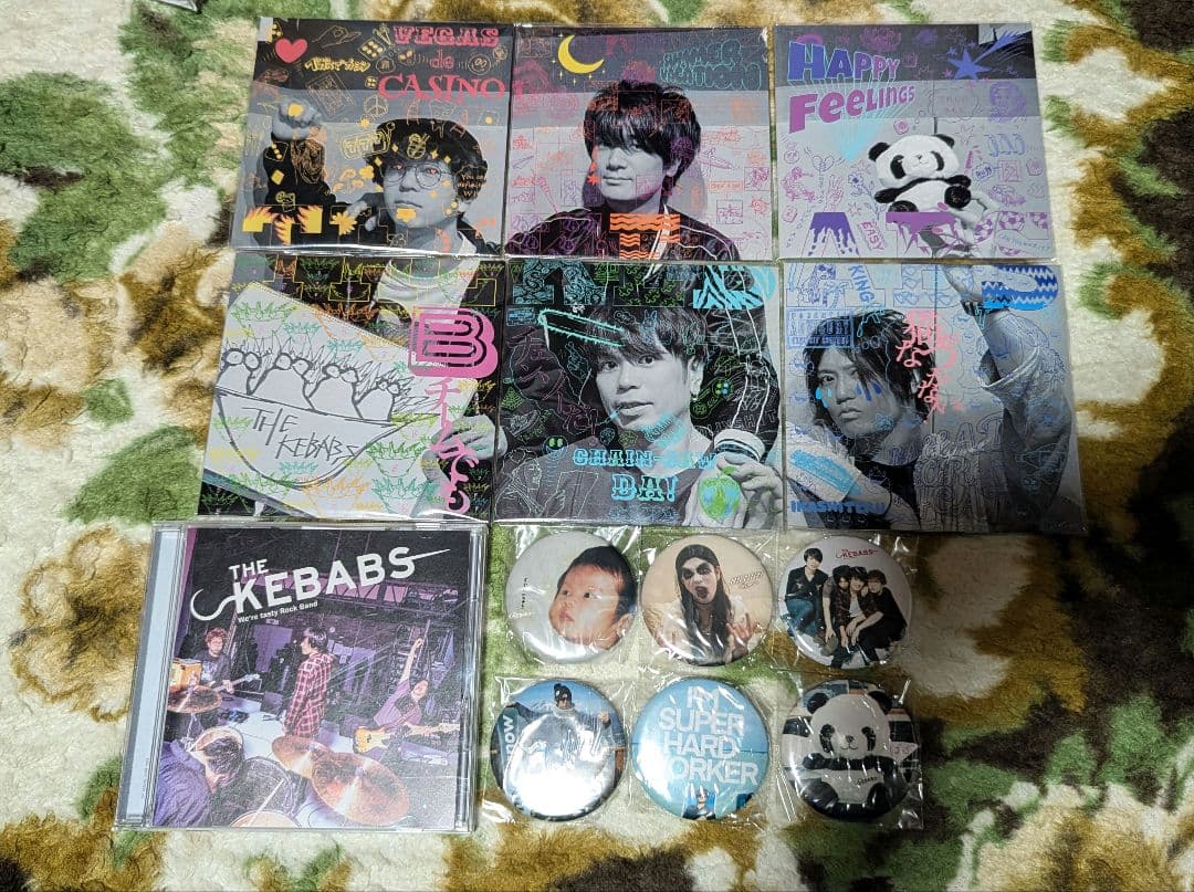 月刊 THE KEBABS CD6枚セット　特典缶バッジ付