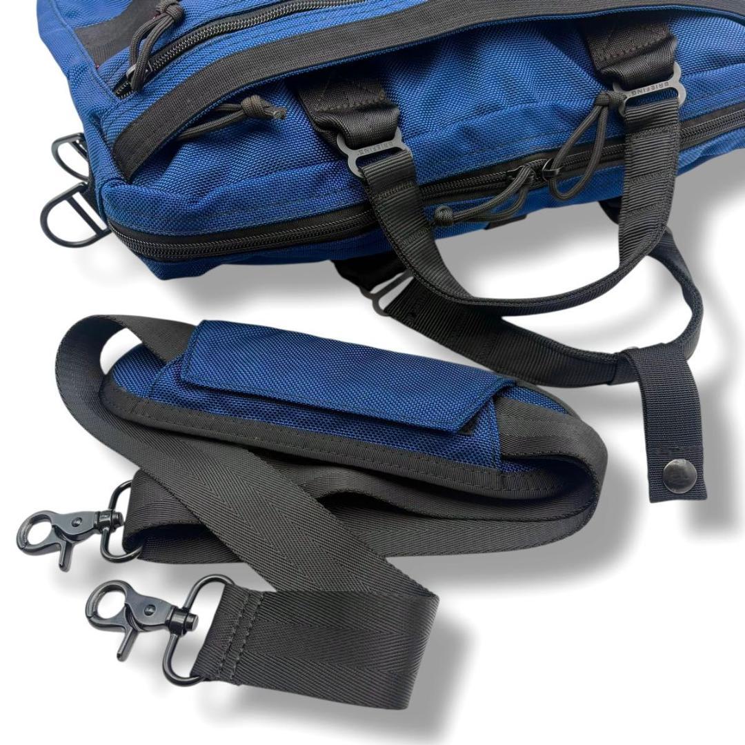 美品 ブリーフィング SL LINER ビジネスバッグ 2way ブルー　A4