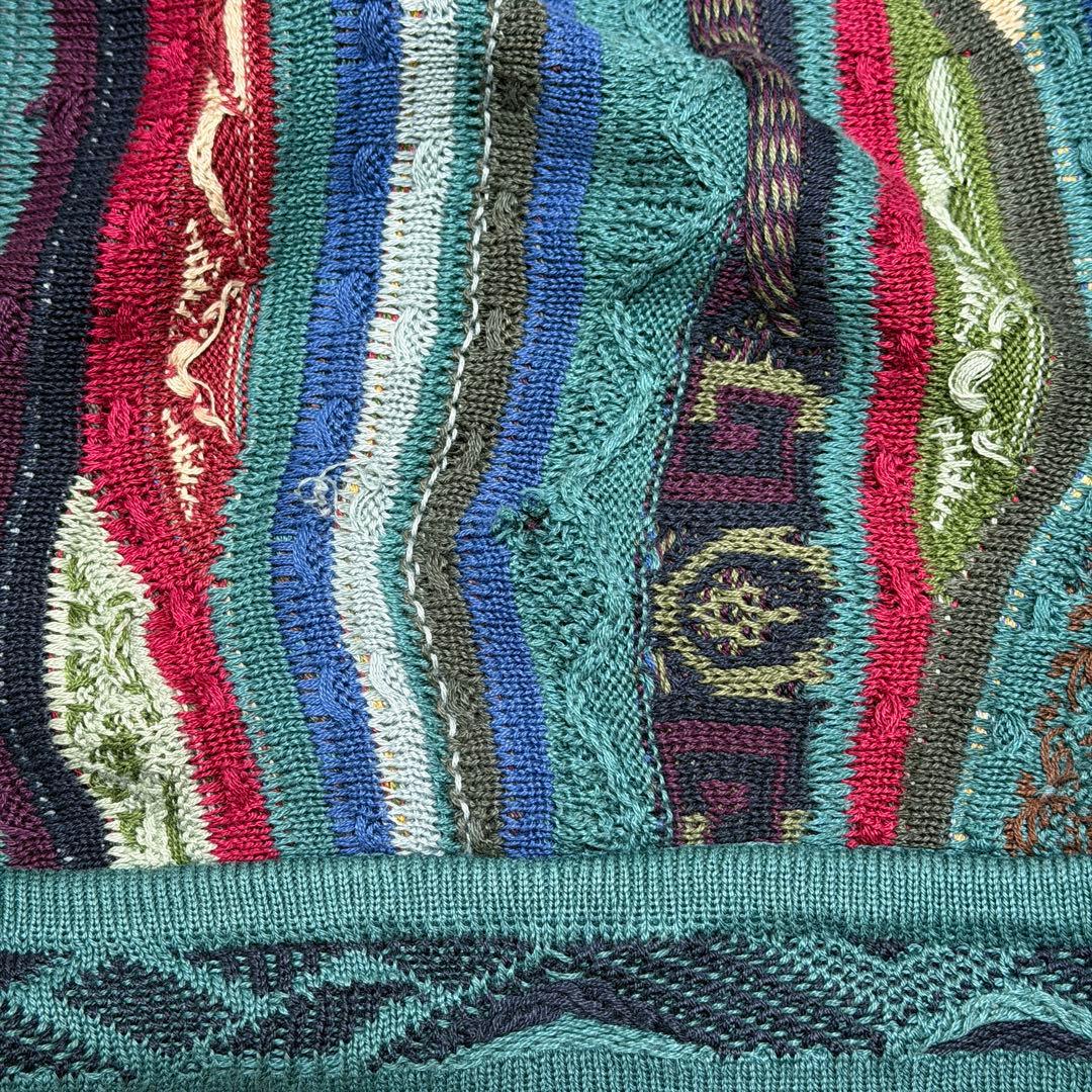 COOGI クージー ニット 3Dニット セーター 厚手 クルーネック XL