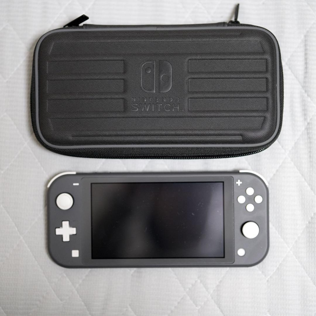 Nintendo Switch Lite グレー タフケース・SDカード付き