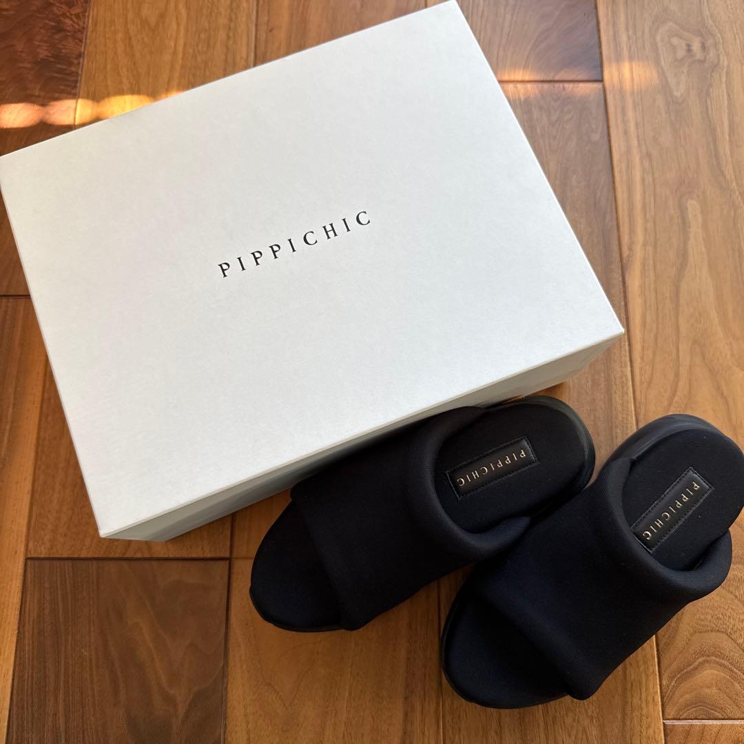 1回使用美品★PIPPICHIC Lukeサンダルミュール厚底ビブラムソールS