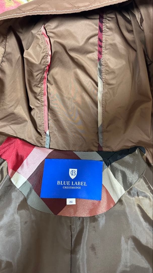 【BLUE LABEL CRESTBRIDGE】フード付きブルゾン