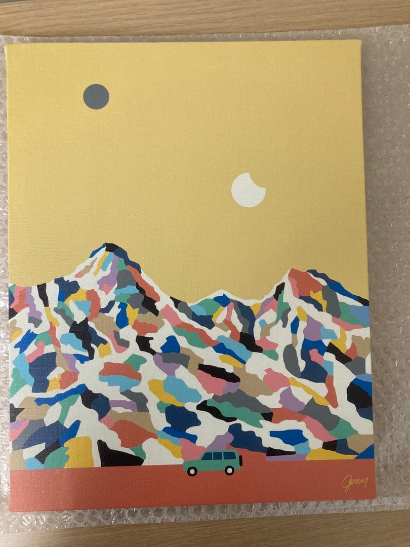 ジェリー鵜飼　キャンバスアート　スマイルビレッジ#1 jerry ukai