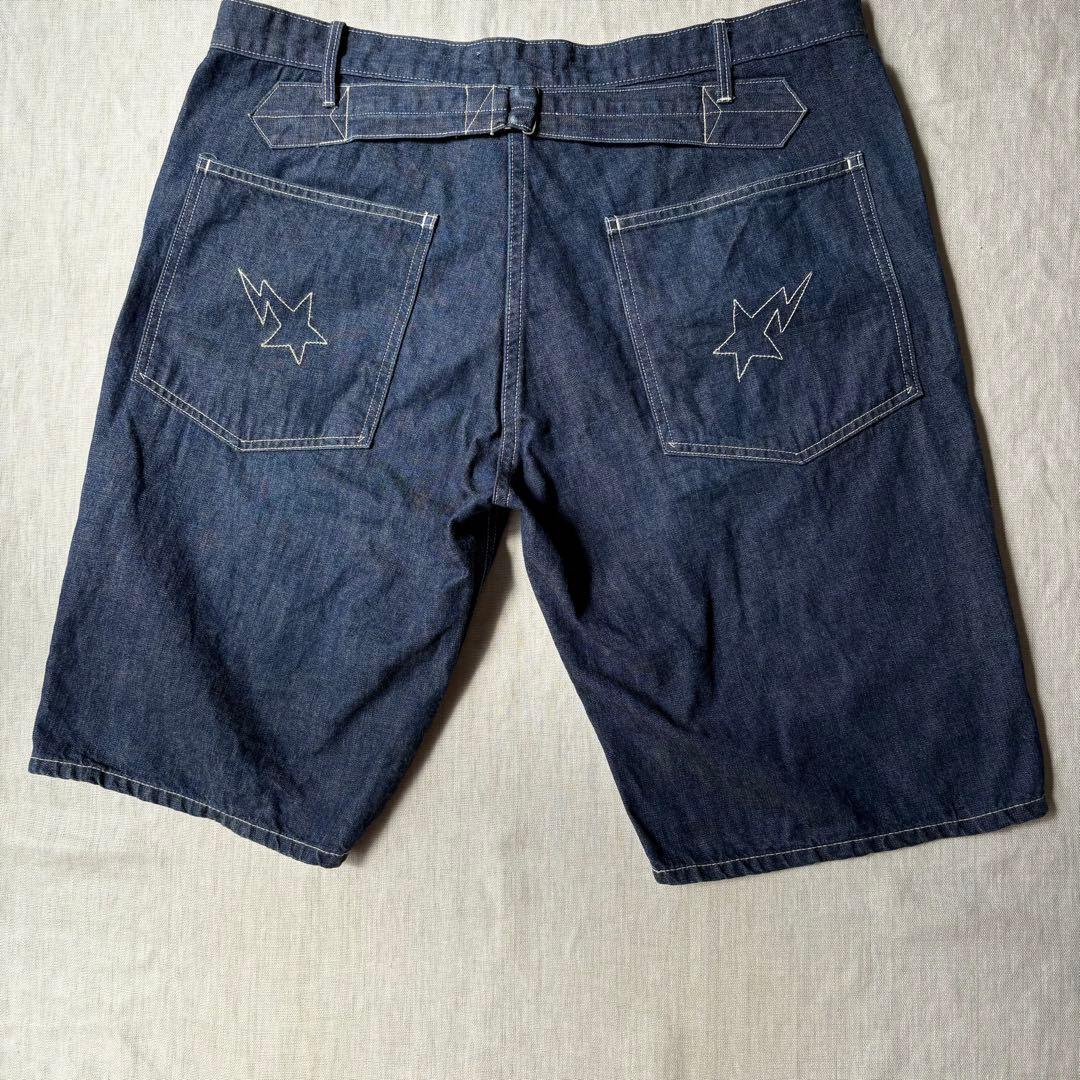 パンツ a bathing ape BAPE sta Denim Shorts XL