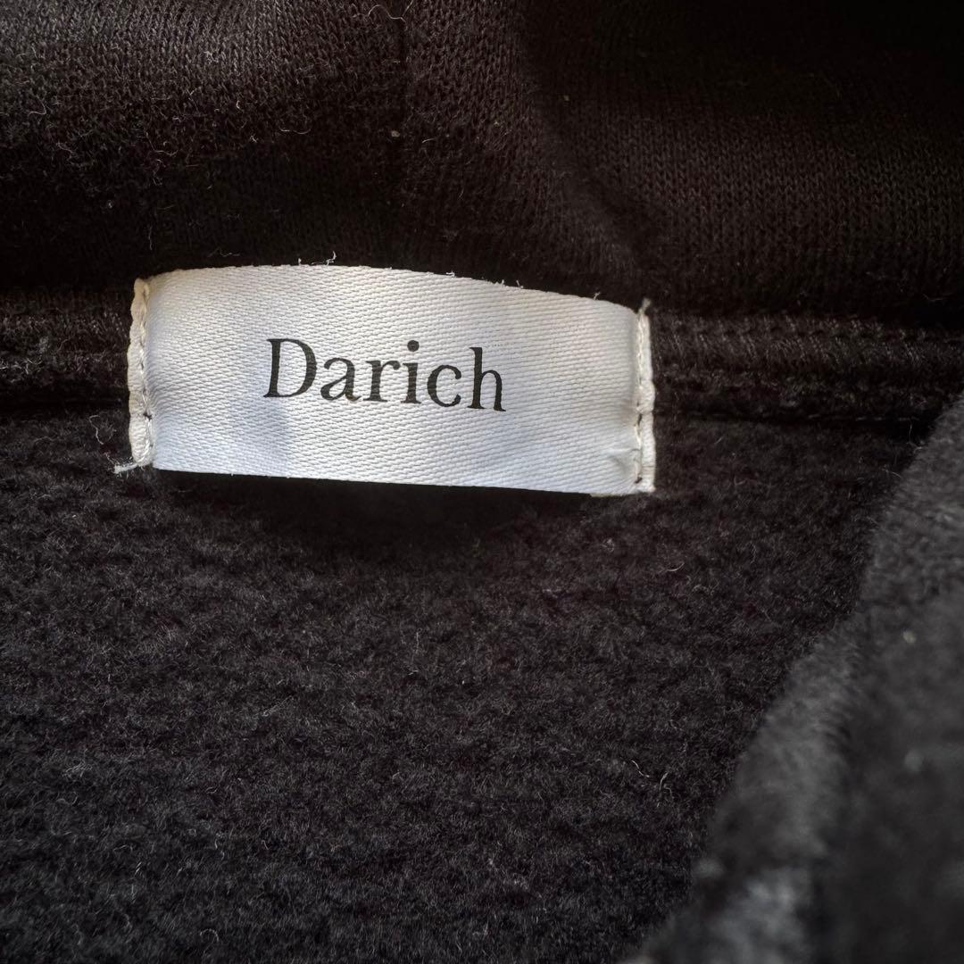 DDロゴビジュージップパーカー　ブラック