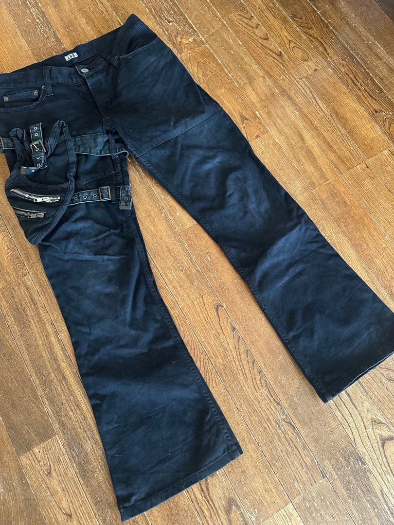 名作 LGB ルグランブルー ガンホルスターパンツ カーゴパンツ ブラック 30