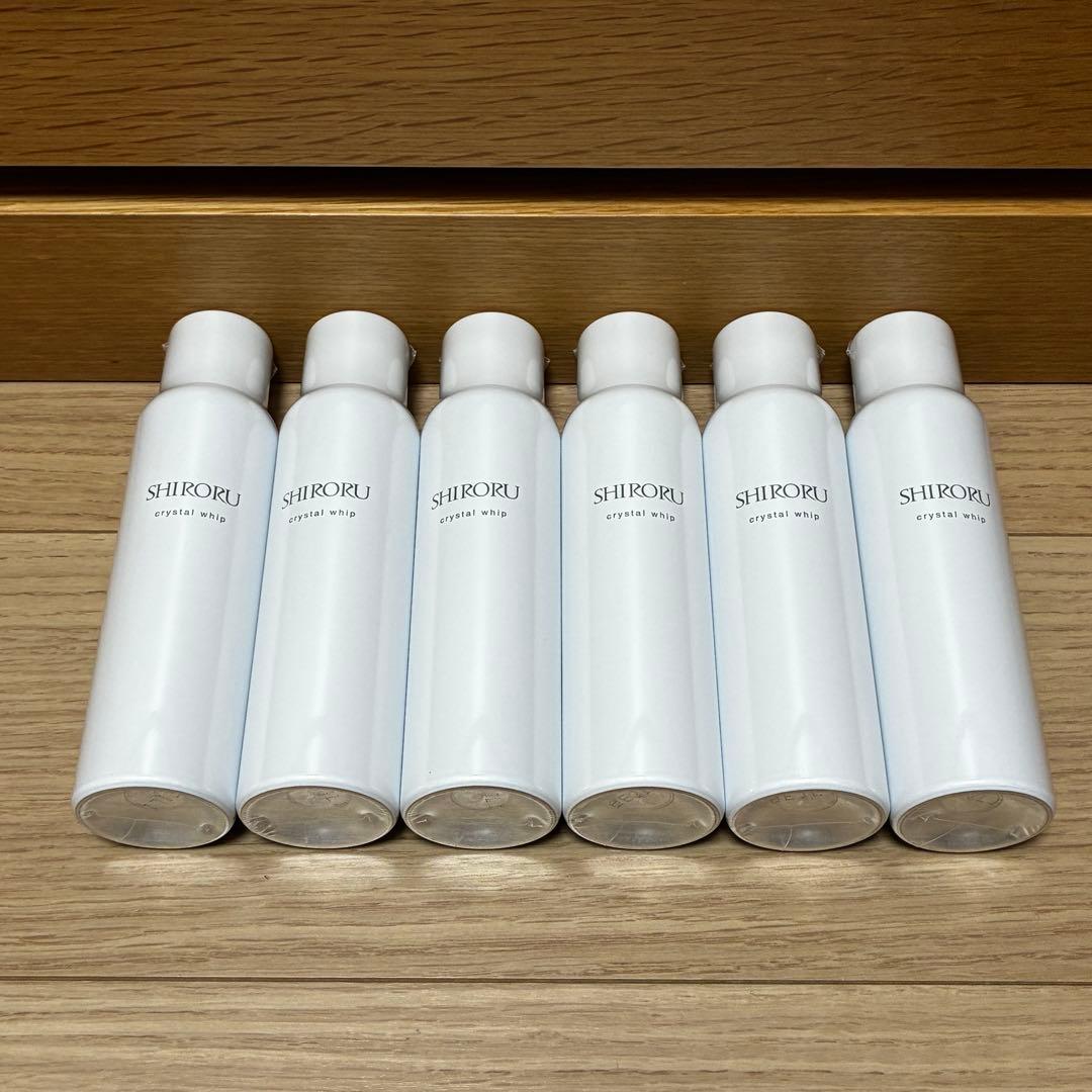 【未使用品】6本セット＊SHIRORU クリスタルホイップ