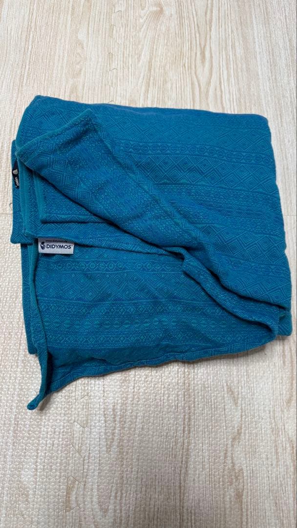 didymos 青色ニット抱っこ紐・おんぶ紐