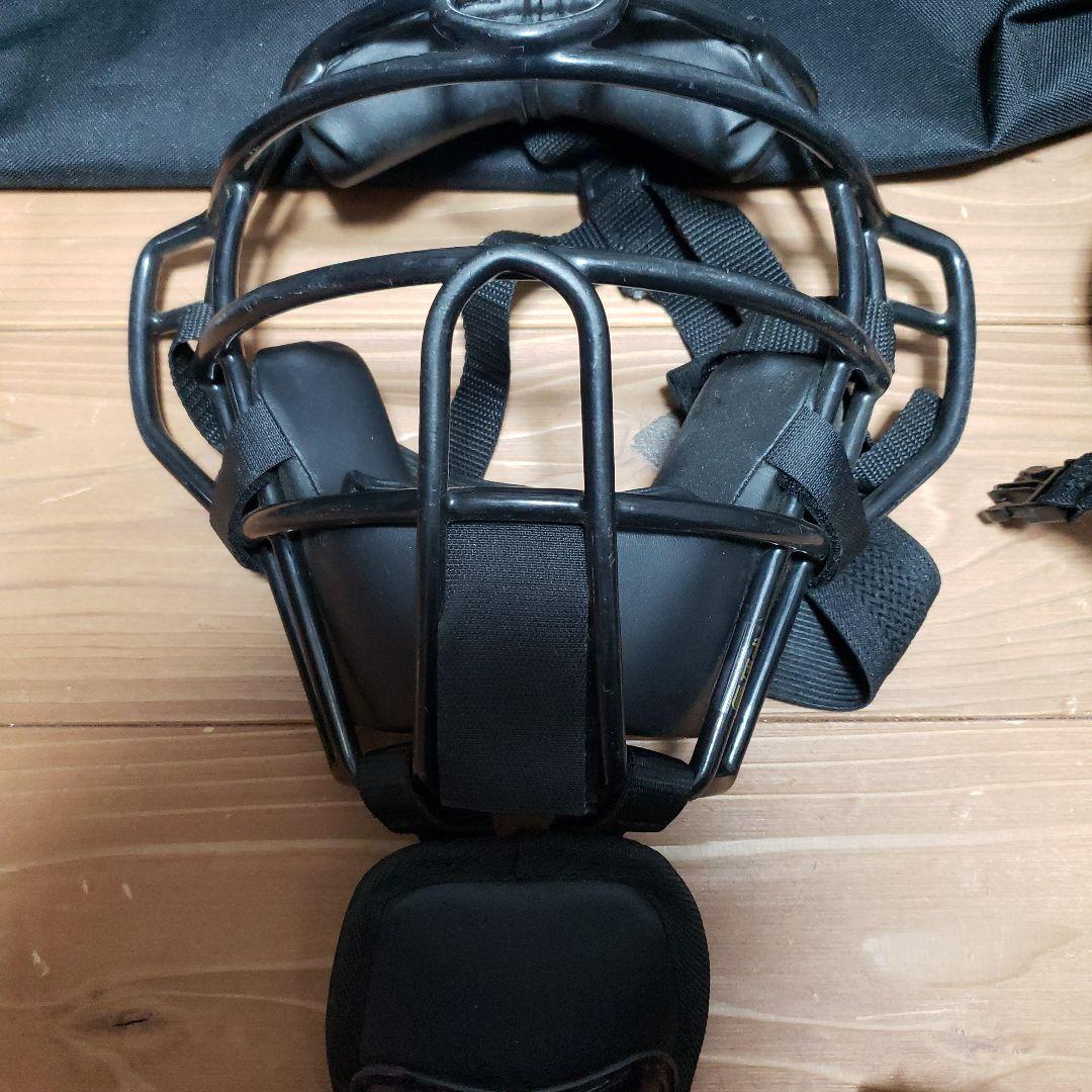 【硬式用】ZETT キャッチャー用防具セット ブラック