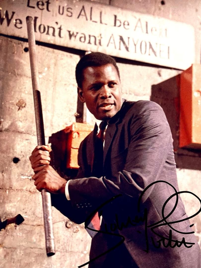 シドニー•ポアチエ直筆サイン入り超大型写真…