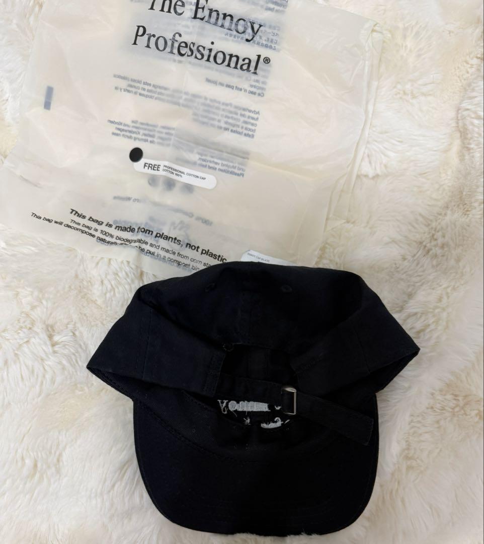 Ennoy コットン キャップ 黒 ブラック エンノイ