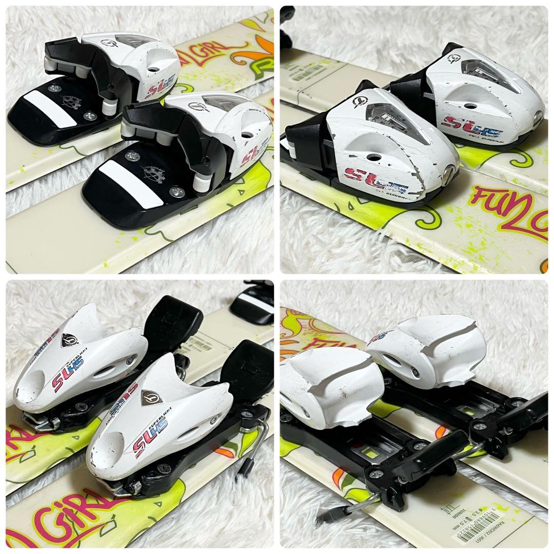 【良品】Fun Girl 100 ジュニアスキー　4点 フルセット ロシニョール