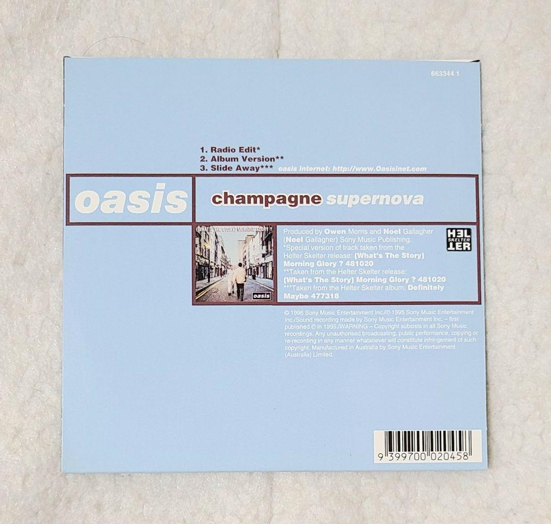 OASIS Champagne Supernova オーストラリア限定 紙ジャケ