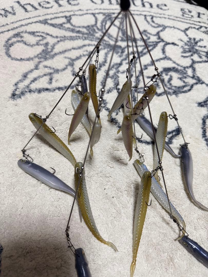 レイドジャパン　マッスルワイヤー　フック&フィッシュローラー付き