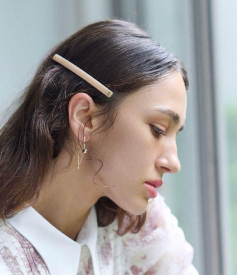 新品♡CELFORD×ALEXANDRE DE PARIS細巾アセテートバレッタ