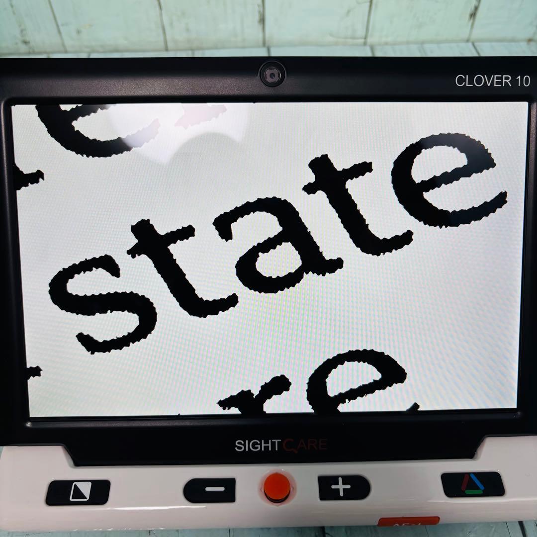 携帯型拡大読書器　クローバー10 CLOVER 美品　 HVM005B