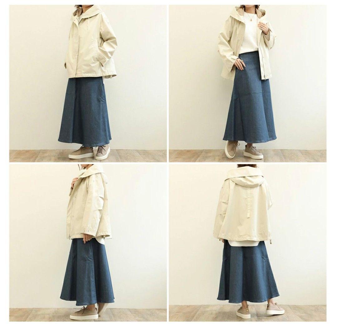 DUNO デュノ レディース フーデッドブルゾン TECLA 38 ベージュ