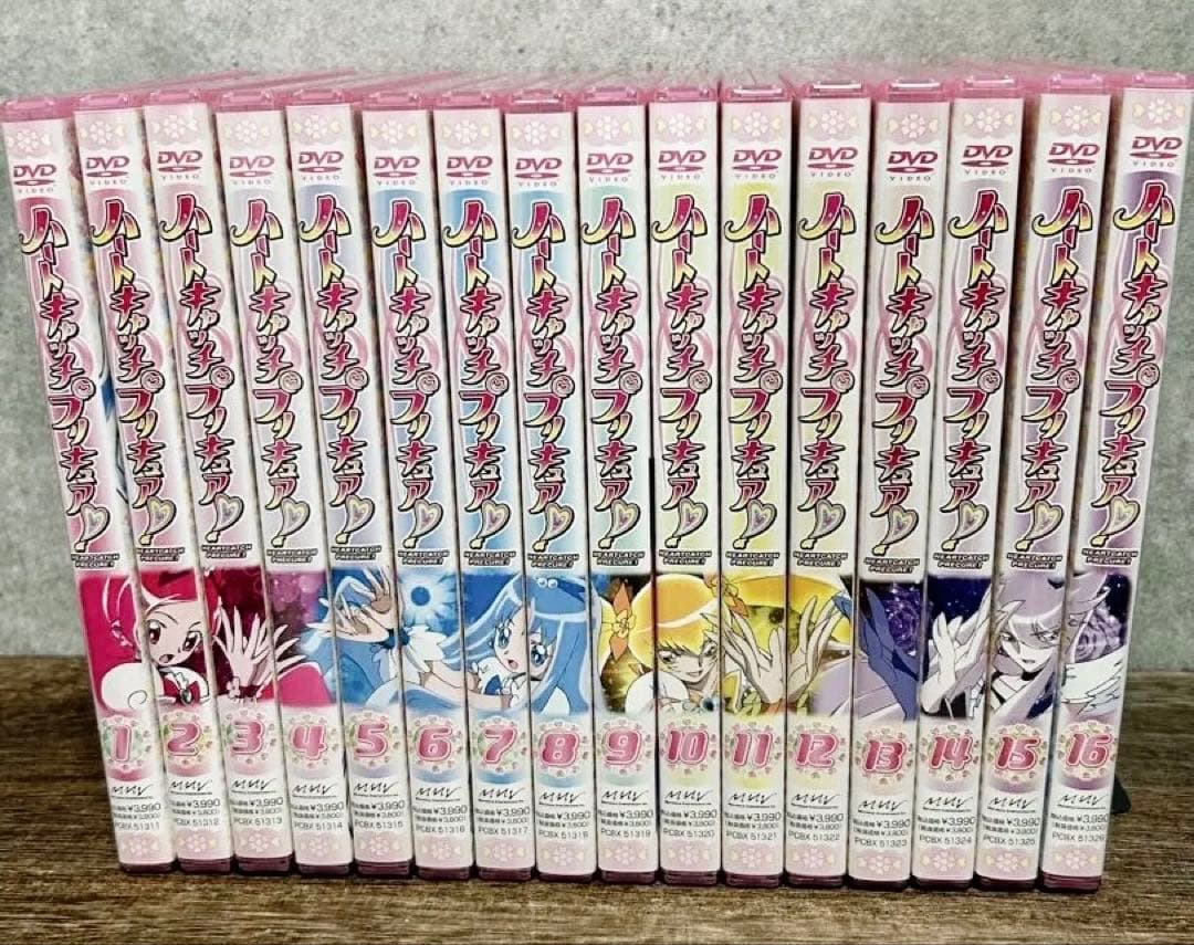 『ハートキャッチプリキュア!』 DVD 全16巻セット 初回限定仕様